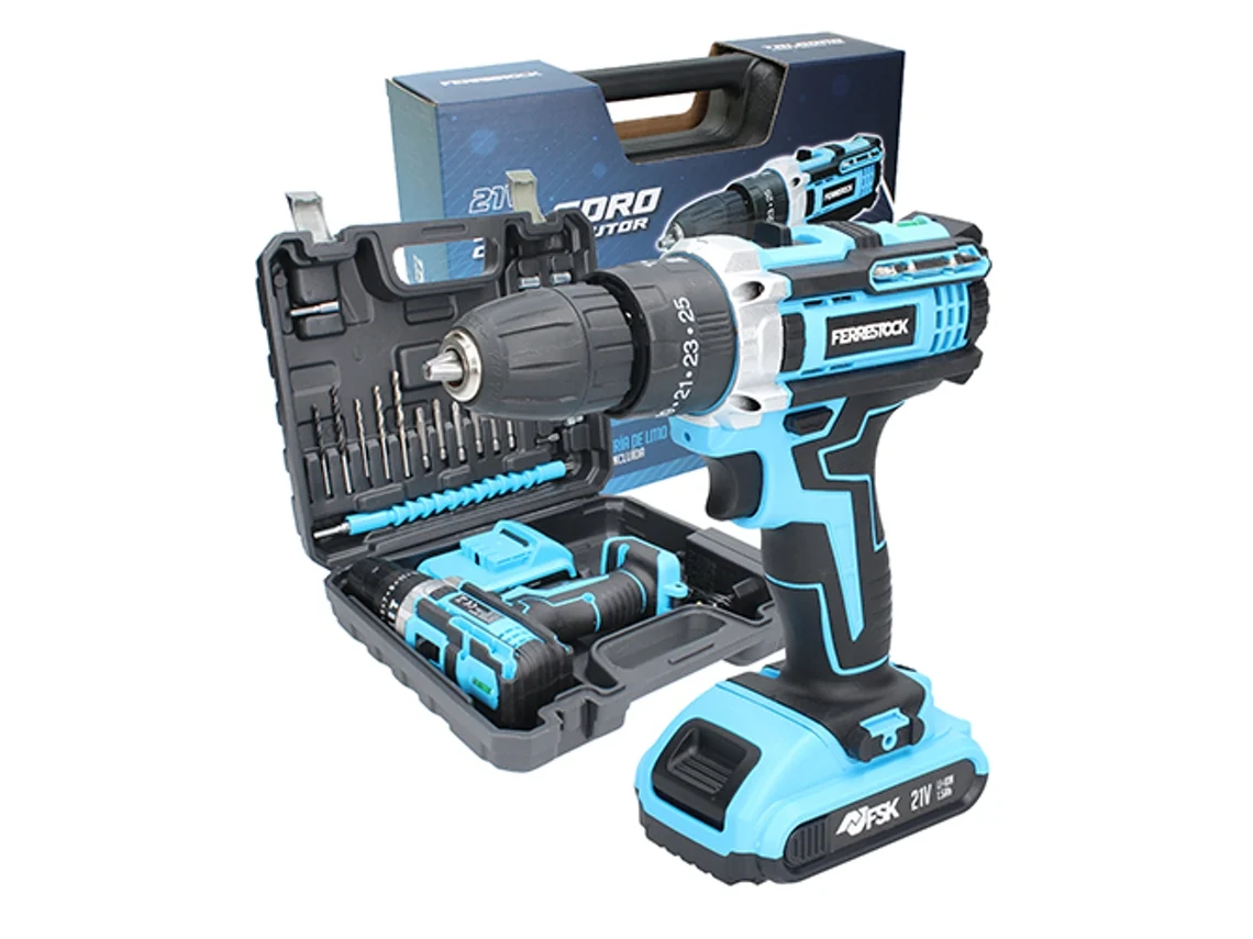 Furadeira de Impacto 21V Ferrestock